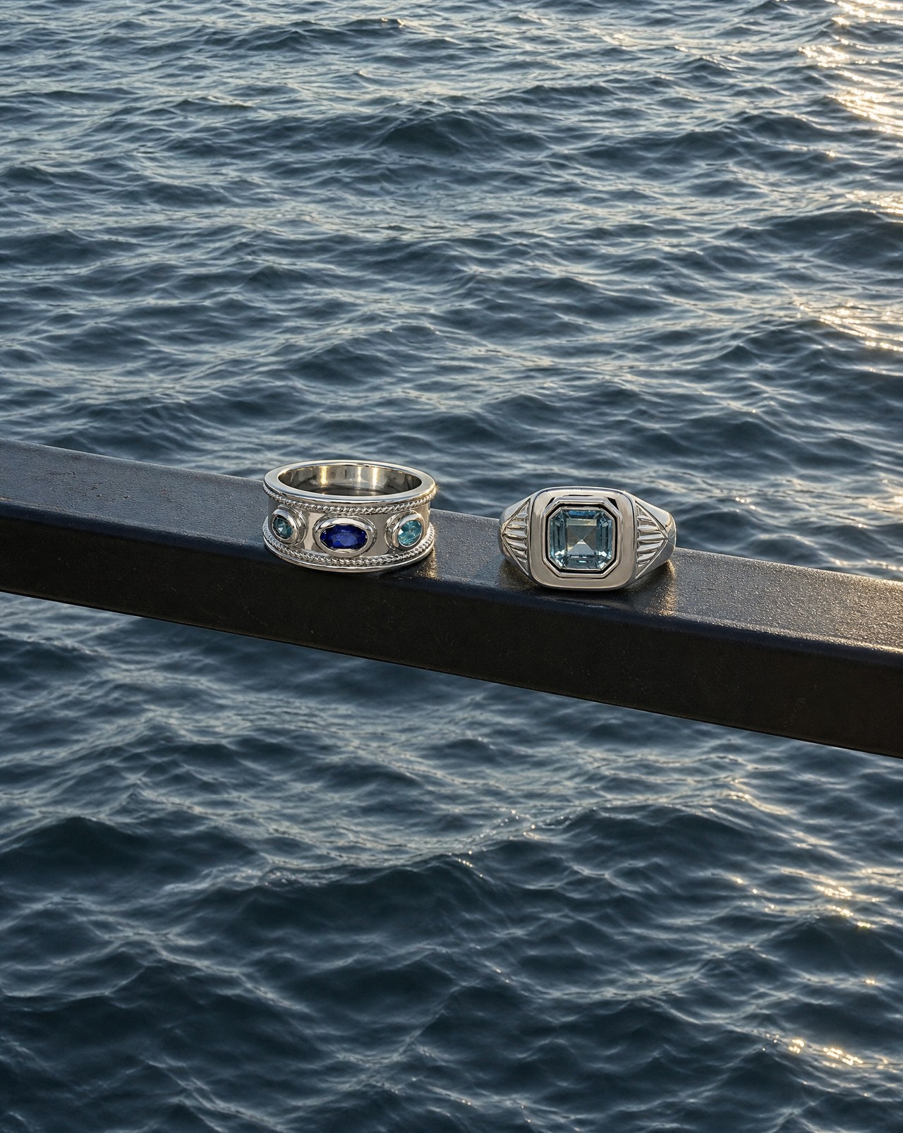 Signet Ring Aquamarine