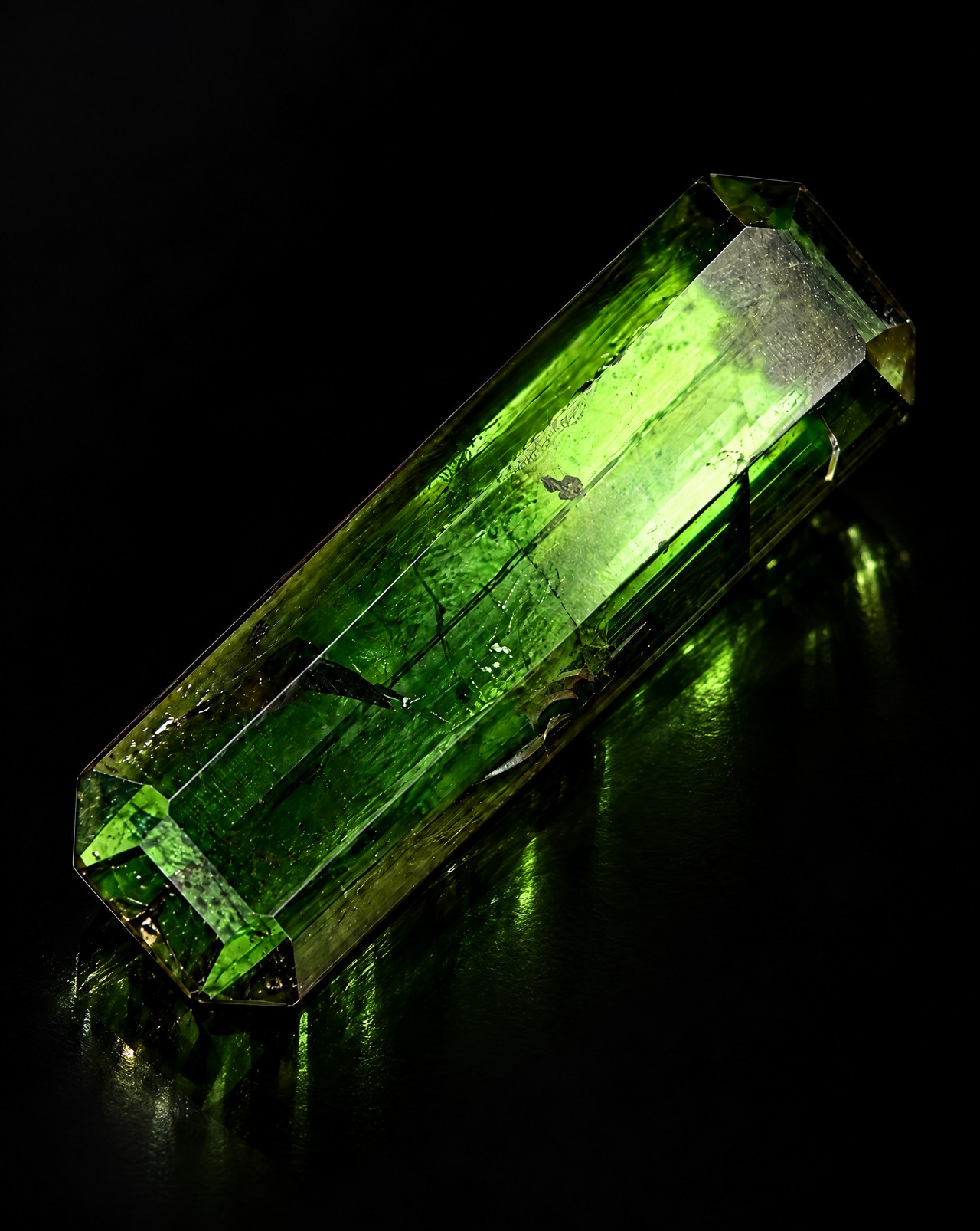 Detail shot of Verdelite