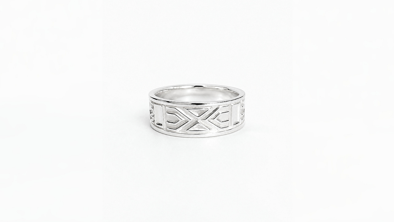 Adamas Ring Silber bold