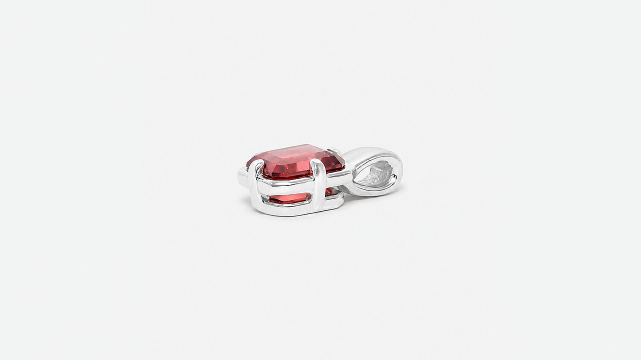 Pendant w/Malaya Garnet - view 3