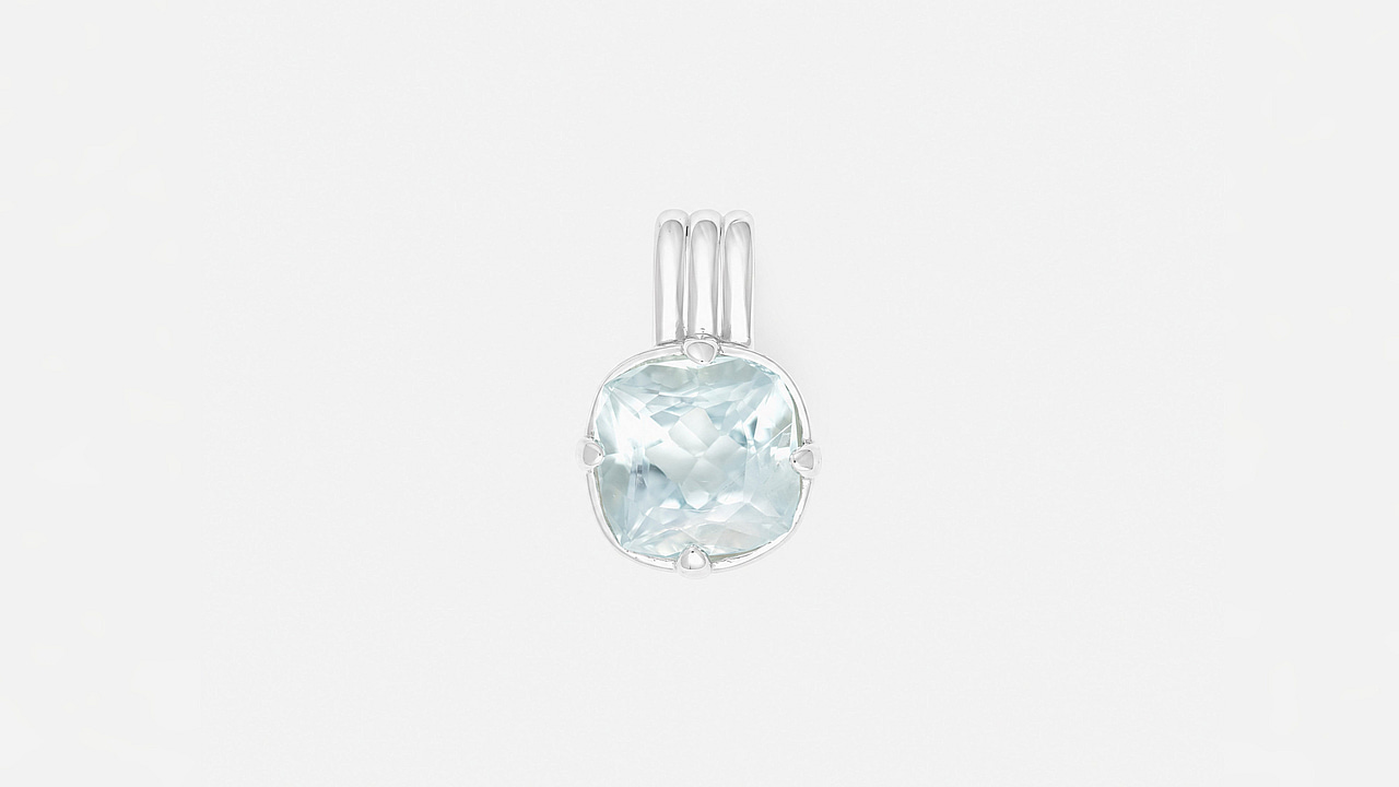 Pendant w/Aquamarine