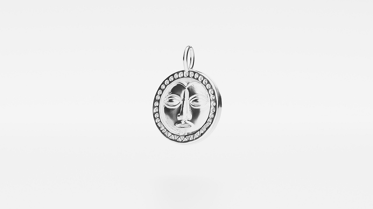 Nok Ancient Coin Pendant - view 2