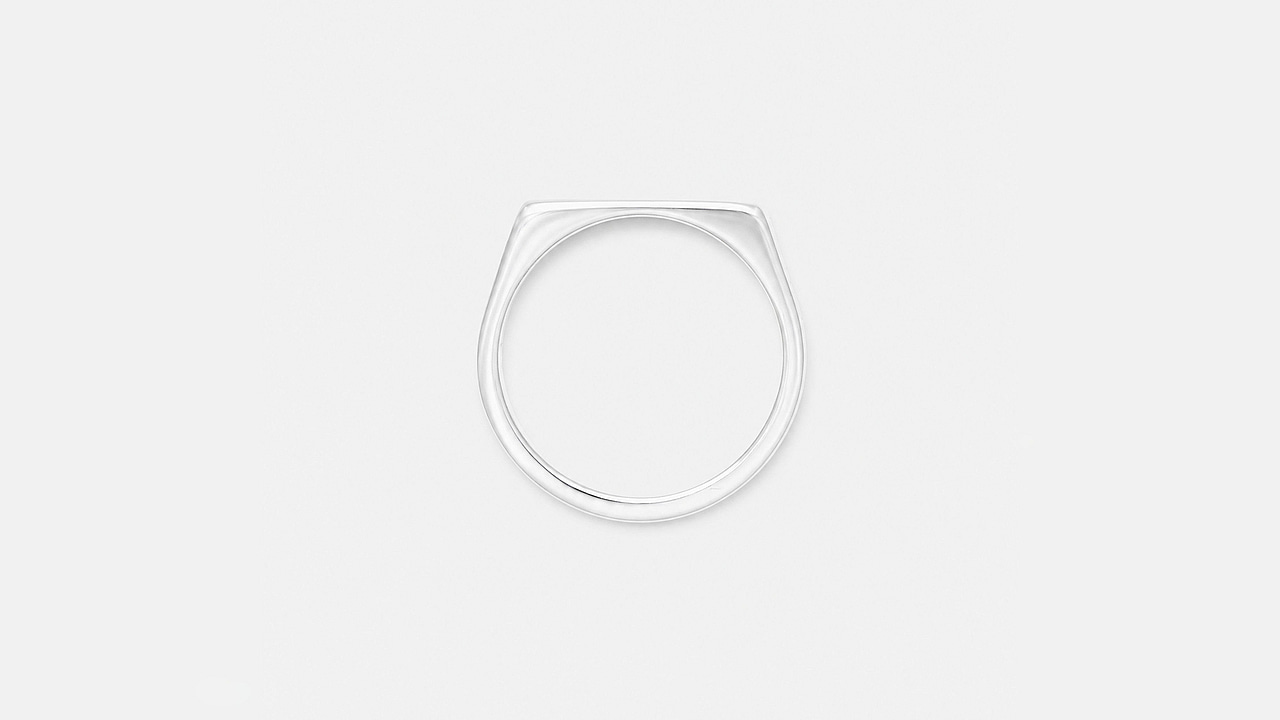 Signet Ring square medium - view 4