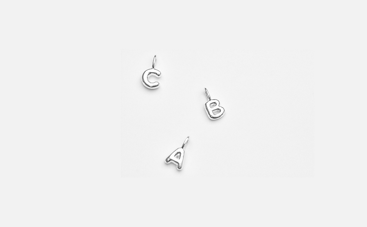 Letter charms A-Z size 12.7mm - view 3