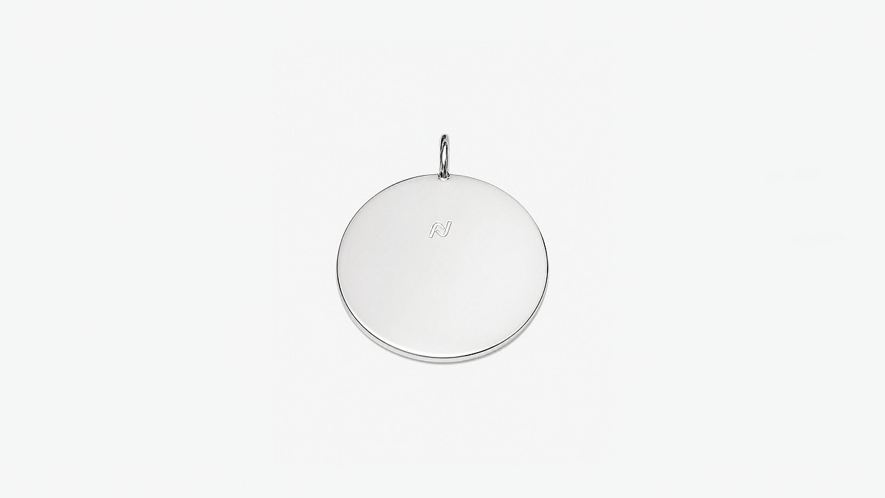 Ancient coin pendant birds - view 4