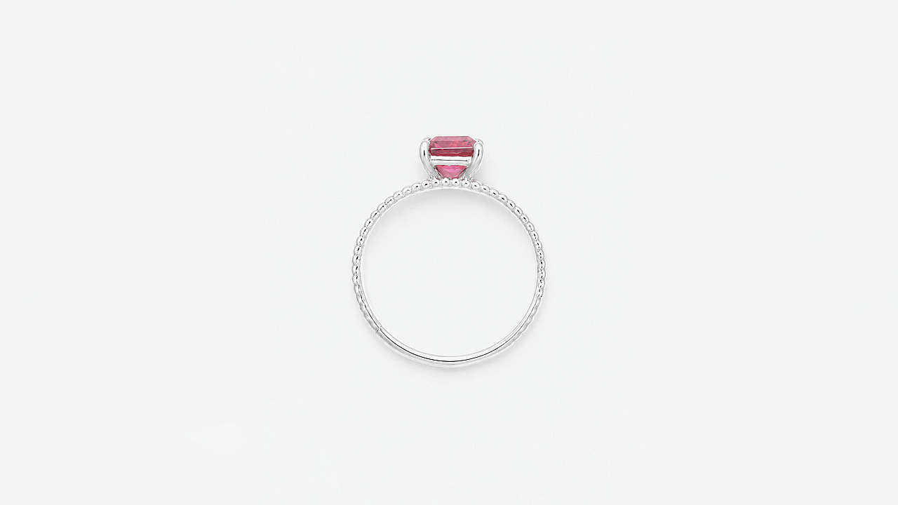 Ripple medium w/Malaya Garnet - view 3