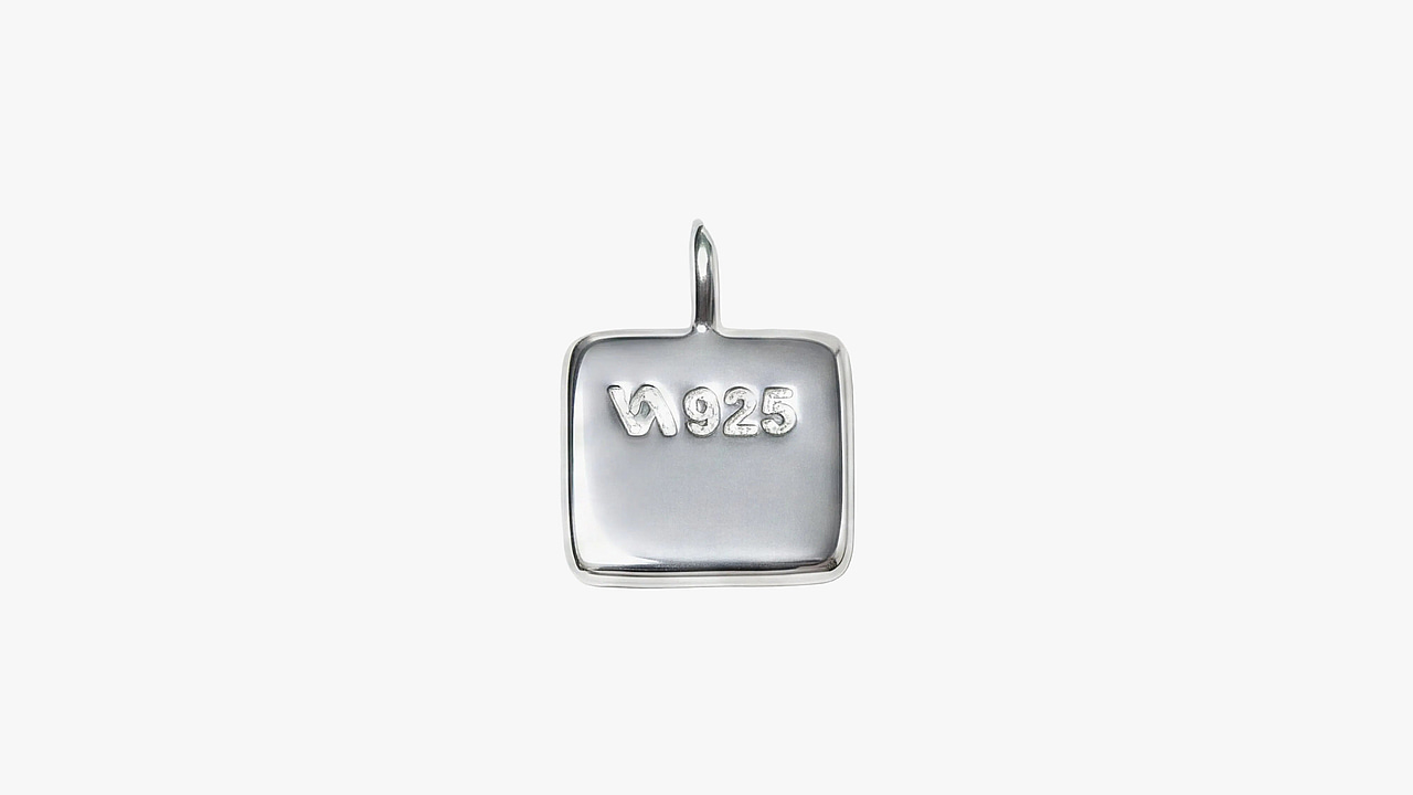 Camino de Santiago Charm square (10 x 9mm) - view 2