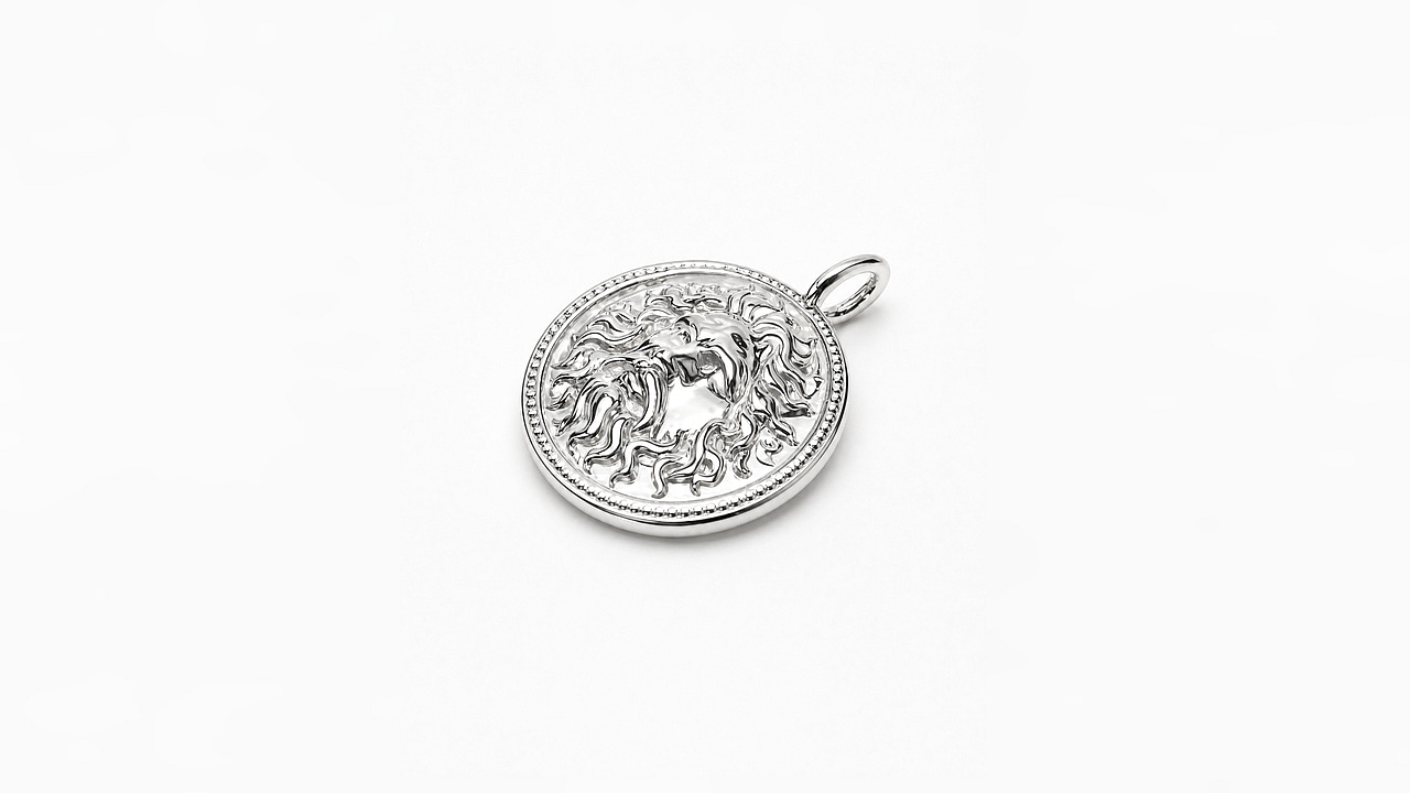 Ancient coin pendant Zeus - view 2