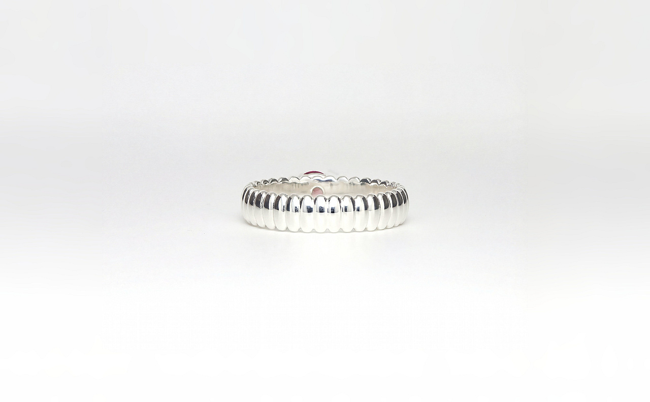 Elipse Ring w/ Grossular Garnet - view 3