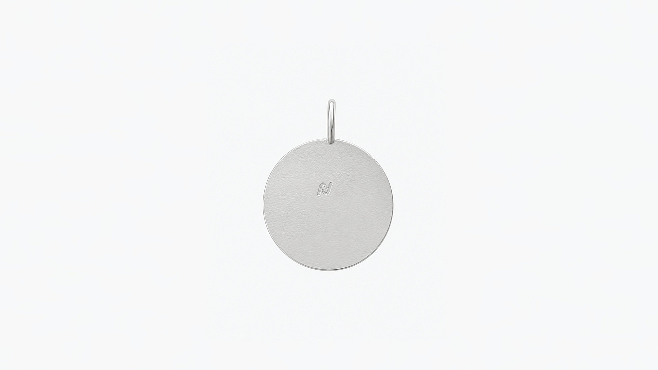 Ancient coin pendant Compass - view 3