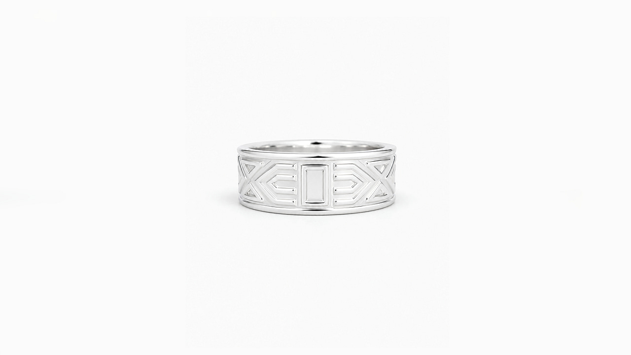 Adamas Ring Silber bold