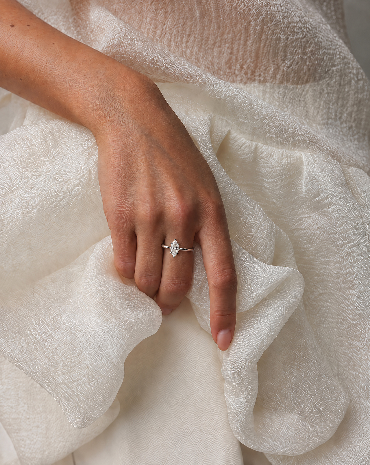 Solitaire Marquise