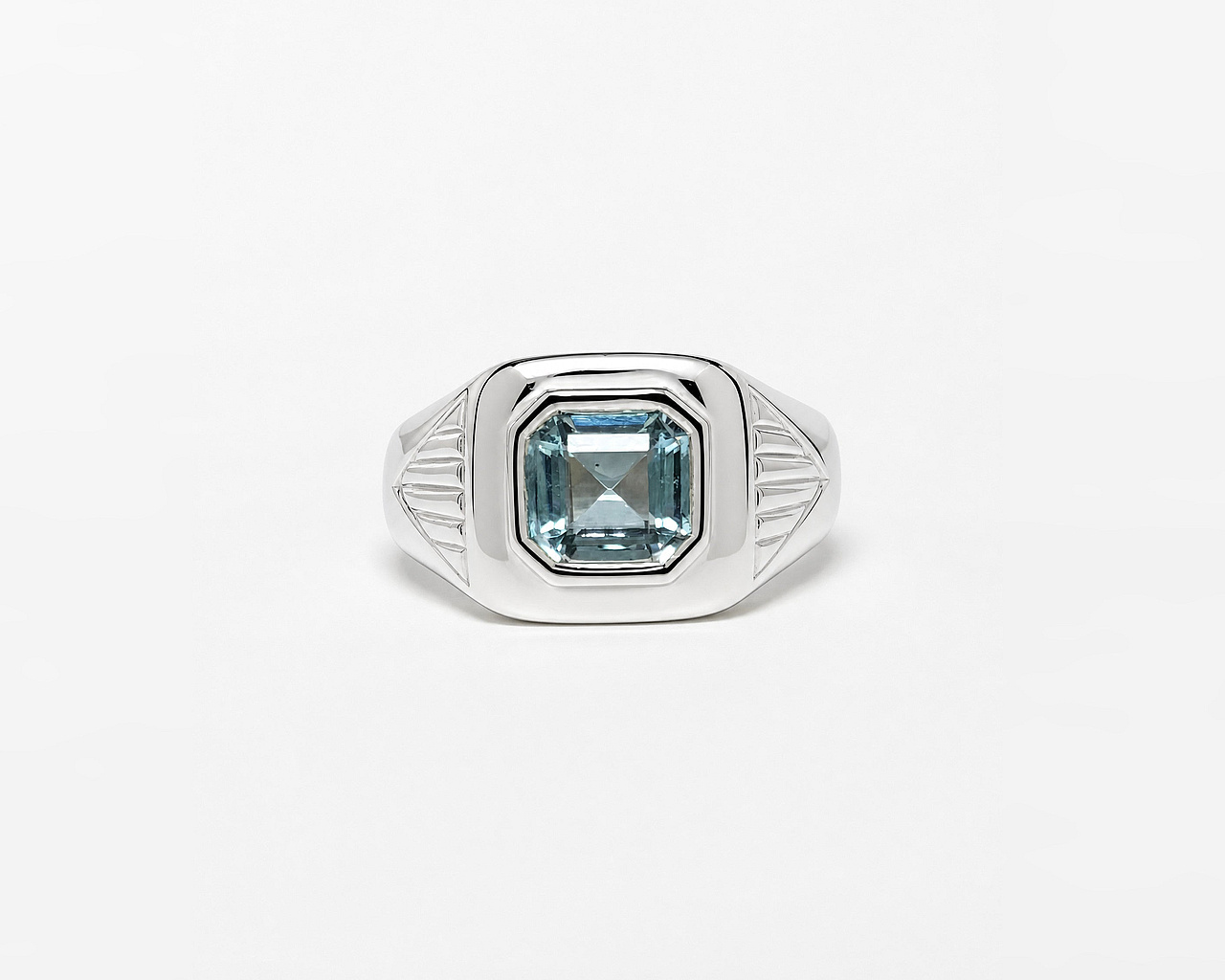 Siegelring mit Aquamarin