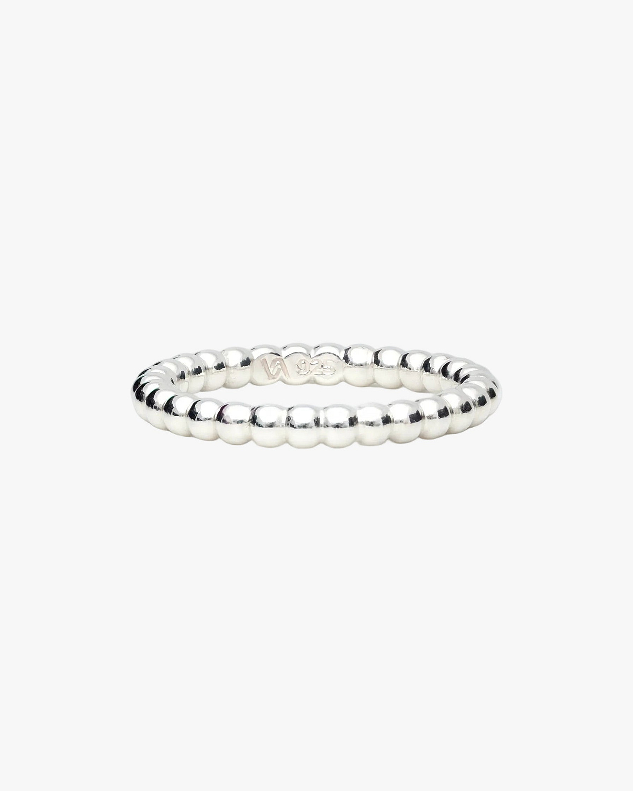 Dot-Band Silberring