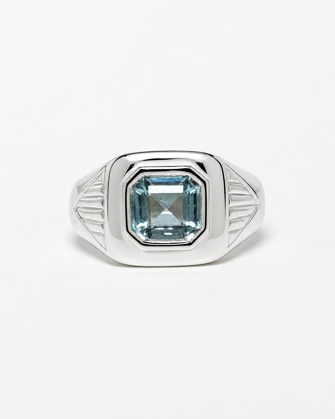 Siegelring mit Aquamarin