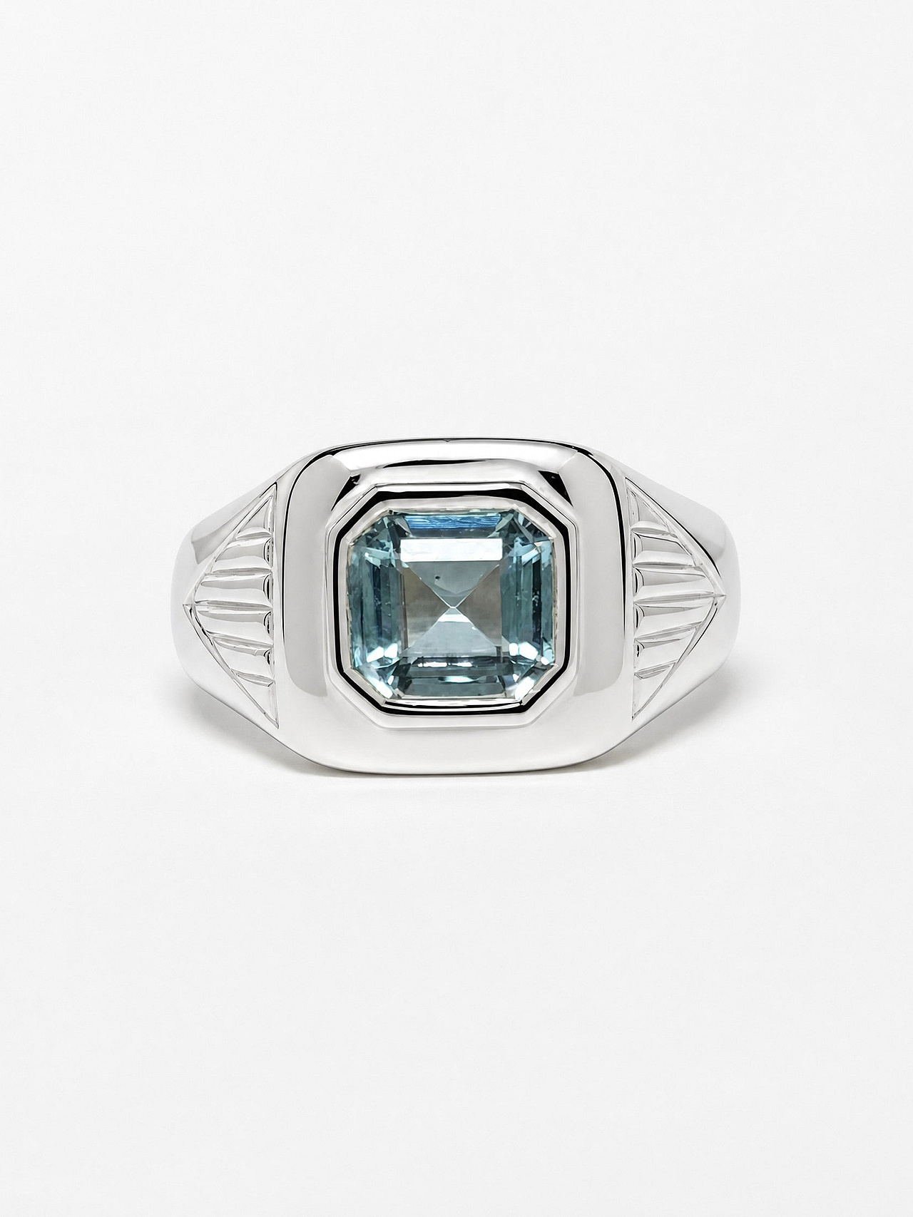 Signet Ring Aquamarine