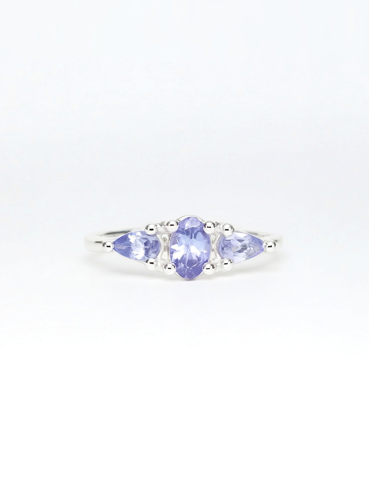 Trilogie Ring mit Tansanit